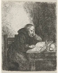Lesender Mönch