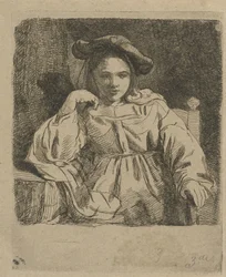 Sitzendes Mädchen