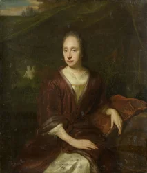 Porträt von Margaretha Nelis (1652-1705), zweite Frau von Casparus Commelin