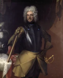 Carl Gustaf Mörner (1658-1721), Graf, königlicher Rat, Feldmarschall, Hofgerichtspräsident, verheiratet mit 1. Freifrau Catharina Margareta Bonde, 2. Gräfin Christina Anna Bielke