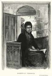 Wandernde Gedanken (Gravur)