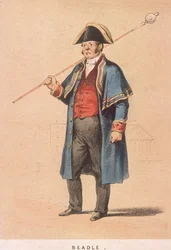 Ein Küster, 1855
