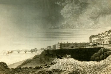 Ostansicht von Brighton von Kemp Town, 1835