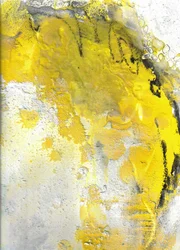 Abstrakter Goldfluss