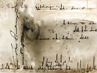 Abstrakte Tinten Schrift