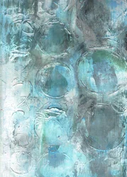Beruhigende Aqua-Runden