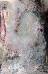 Dramatisches Pink-Blau Abstrakt