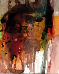 Expressives Feuriges Abstrakt