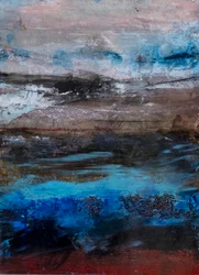 Stimmungsvolle abstrakte Landschaft