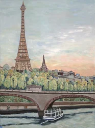 Eiffelturm Blick, 2017