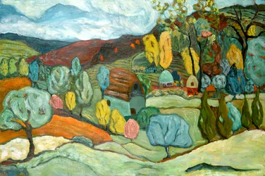 Dorf Herbst