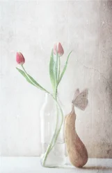 Zarte Tulpen Stillleben