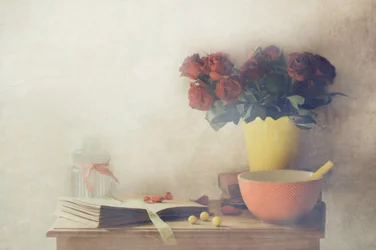 Vintage Rosen Stillleben