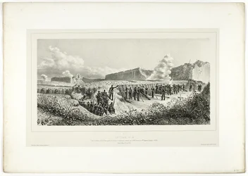 Batterie Nr. 14, aus Souvenirs d’Italie: Expédition de Rome