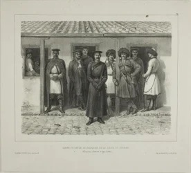 Kosakenleibwächter der Linie, Kuban, Taman, Straße von Yeni-Kale, 9. Oktober 1837