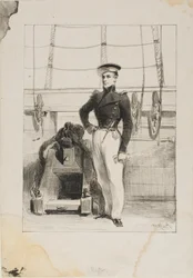 Royal Navy, Mannschaft der Linie, Schiffsflagge
