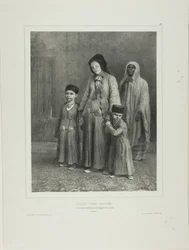 Junge Karaïme Frau, Tchioufout-Galech in der Nähe von Baghtcheh-Saraï, Krim
