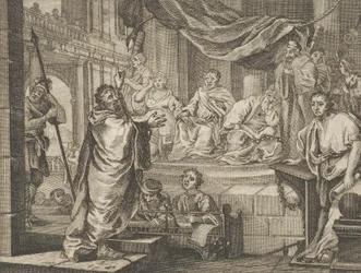 Paulus vor Felix, ca. 1800