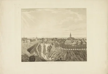 Nijmegen, Blick von der Belvédère nach Westen