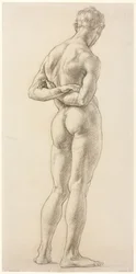 Studie einer männlichen Figur, um 1906-07