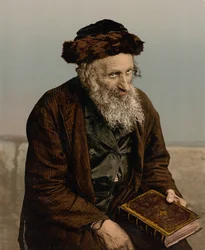 Ein Israelit, Jerusalem, Heiliges Land, ca. 1890-ca. 1900