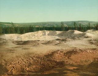 Der Paint Pot, Yellowstone-Nationalpark, um 1902