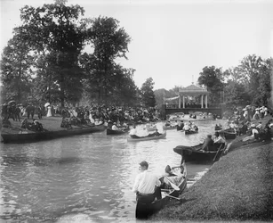 Konzert auf dem Grand Canal, Belle Isle Park, 1903-20
