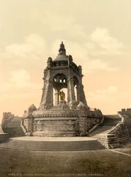 Kaiser-Wilhelm-Denkmal, Westfalen, Deutschland, ca. 1900