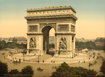Arc de Triomphe, Paris, um 1890-1900