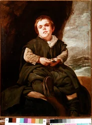 Porträt von Don Francisco Lezcano, Zwerg am Hof von Spanien