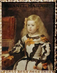 Porträt der Infantin Margarita Teresa, Tochter von Felipe IV., König von Spanien