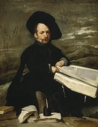 Porträt des Hofnarren Diego de Acedo, genannt „el Primo“, 1644
