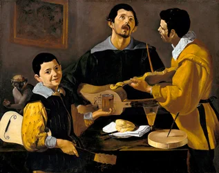Die drei Musiker, ca. 1616