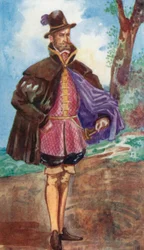 Ein Mann aus der Zeit von Maria I. 1553-1558