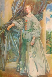 Eine Frau aus der Zeit von Charles I, 1907
