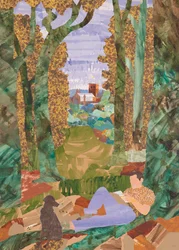 Lesen im Wald, 2020
