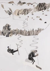 Skifahren, Falllinie & Fall