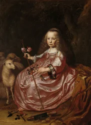 Porträt von Clara Alewijn, 1644