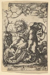 Mann mit einem Fisch