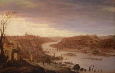 Panoramablick auf Prag (restaurierte Version)