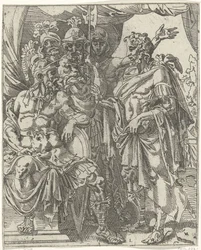 Achior erzählt Holofernes von den Israeliten