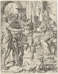 Christus vor dem Hohepriester Annas