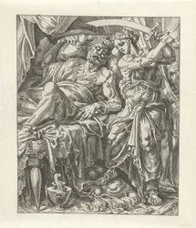 Judith enthauptet Holofernes