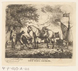 Füttern des Pferdes