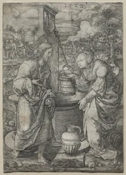 Christus und die Frau von Samaria, 1523