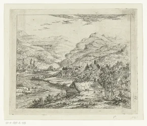 Ansicht in den Highlands von Schottland