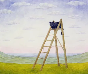 Die Leiterkatze