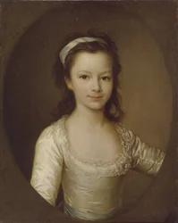 Porträt der Gräfin Jekaterina Artemjewna Woronzowa 1780-1836 als Kind, Ende der 1780er Jahre