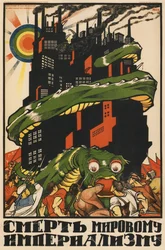 Für den Tod des Weltimperialismus Poster, 1920