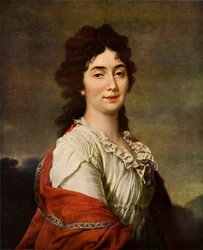 Porträt von Anna Stepanowna Protosowa, 1800, 1965